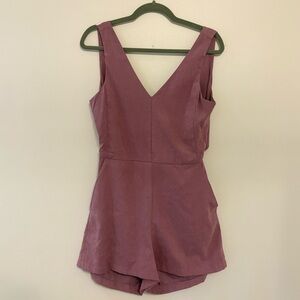 Mauve Sleeveless Romper